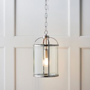 Gallery Direct Lambeth Pendant Light Satin Nickel | Shackletons