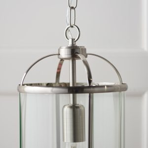 Gallery Direct Lambeth Pendant Light Satin Nickel | Shackletons