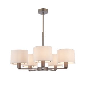 Gallery Direct Daley 5 Pendant Antique Bronze | Shackletons