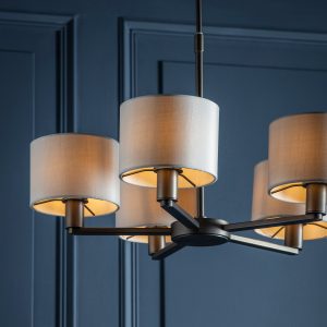 Gallery Direct Daley 5 Pendant Antique Bronze | Shackletons