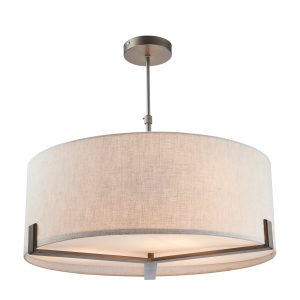 Gallery Direct Hayfield Pendant Light BronzeNatural | Shackletons