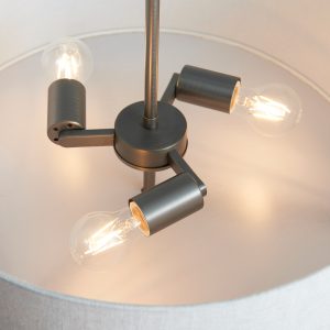 Gallery Direct Hayfield Pendant Light BronzeNatural | Shackletons