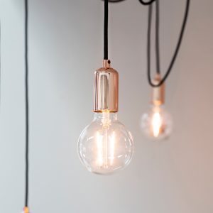 Gallery Direct Studio 6 Cluster Pendant Light Copper | Shackletons