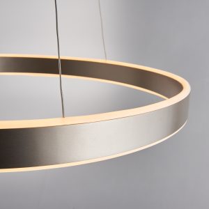 Gallery Direct Gen Pendant Light Matt Nickel | Shackletons