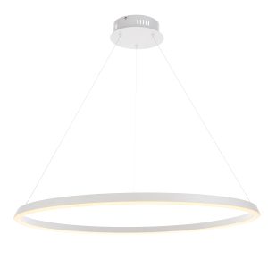 Gallery Direct Staten 1 Pendant Light White | Shackletons