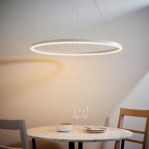 Gallery Direct Staten 1 Pendant Light White | Shackletons