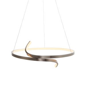 Gallery Direct Rafe Pendant Light Satin Nickel | Shackletons