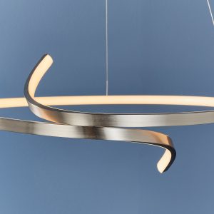 Gallery Direct Rafe Pendant Light Satin Nickel | Shackletons