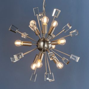 Gallery Direct Miro 9 Pendant Light Nickel | Shackletons