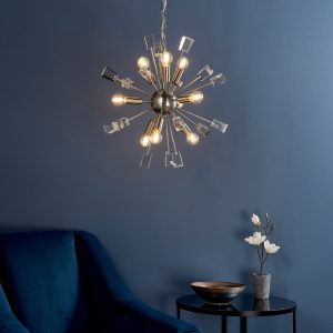 Gallery Direct Miro 9 Pendant Light Nickel | Shackletons