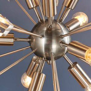 Gallery Direct Miro 9 Pendant Light Nickel | Shackletons