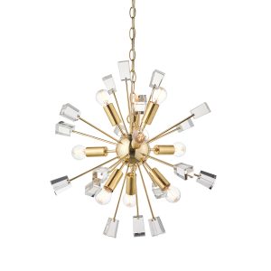 Gallery Direct Miro 9 Pendant Light Brass | Shackletons