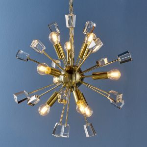 Gallery Direct Miro 9 Pendant Light Brass | Shackletons