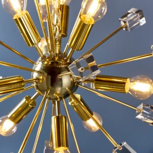 Gallery Direct Miro 9 Pendant Light Brass | Shackletons