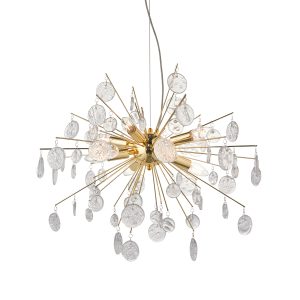 Gallery Direct Calla 8 Pendant Light Gold Effect | Shackletons