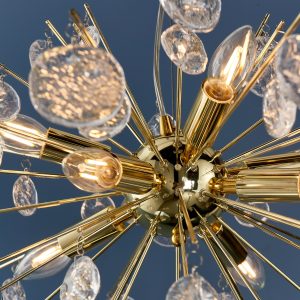 Gallery Direct Calla 8 Pendant Light Gold Effect | Shackletons