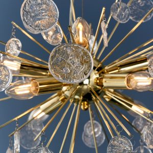 Gallery Direct Calla 8 Pendant Light Gold Effect | Shackletons