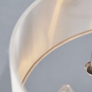 Gallery Direct Highclere 6 Pendant Light Chrome Natural | Shackletons