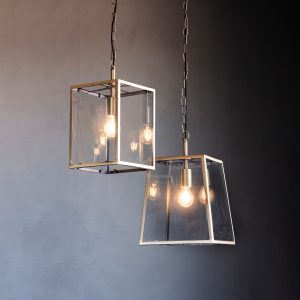 Gallery Direct Hurst Pendant Light Antique Brass | Shackletons