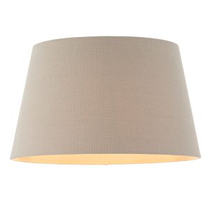 Gallery Direct Cici Shade Grey Faux Linen 220mm | Shackletons