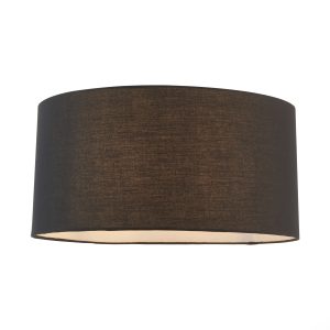 Gallery Direct Cylinder Lamp Shade Black 240x500mm | Shackletons