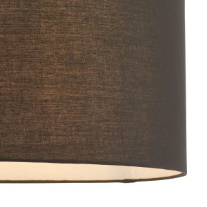 Gallery Direct Cylinder Lamp Shade Black 240x500mm | Shackletons