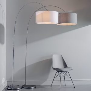 Gallery Direct Cylinder Lamp Shade Vintage White 240x500mm | Shackletons