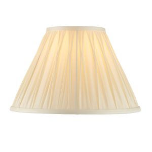 Gallery Direct Chatsworth 1 Shade Light Ivory 195x135x305mm | Shackletons