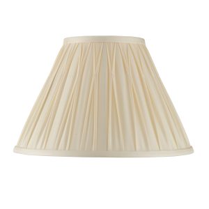 Gallery Direct Chatsworth 1 Shade Light Ivory 195x135x305mm | Shackletons