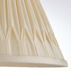 Gallery Direct Chatsworth 1 Shade Light Ivory 165x115x255mm | Shackletons