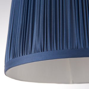 Gallery Direct Wentworth 1 Shade Lght Midnight Blue 140x170x205mm | Shackletons