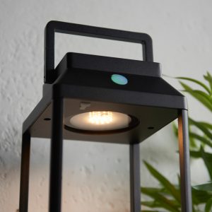 Gallery Direct Linterna Outdoor 1 Table Lamp 450x150mm | Shackletons