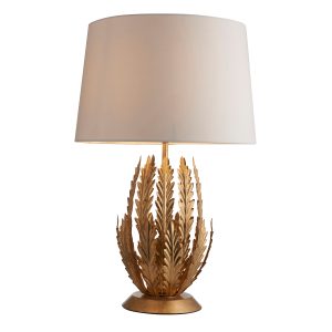 Gallery Direct Delphine 1 Table Lamp Gold Leaf | Shackletons