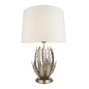 Gallery Direct Delphine 1 Table Lamp Silver Leaf | Shackletons