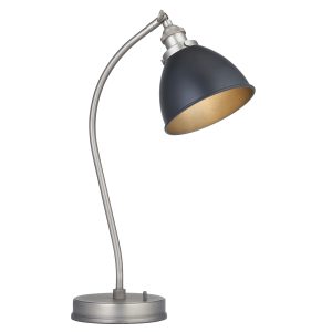 Gallery Direct Franklin Table Lamp Pewter | Shackletons