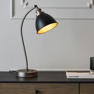 Gallery Direct Franklin Table Lamp Pewter | Shackletons