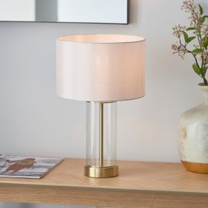 Gallery Direct Lessina Table Lamp Brass | Shackletons