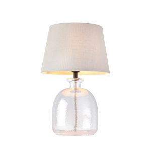 Gallery Direct Lyra Table Lamp Clear Grey | Shackletons