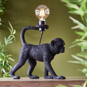 Gallery Direct Capuchin 1 Table Lamp Black | Shackletons