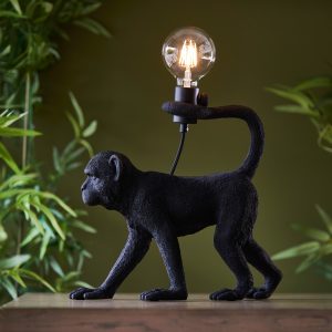 Gallery Direct Capuchin 1 Table Lamp Black | Shackletons