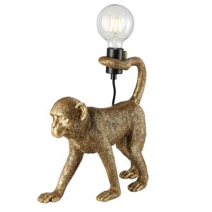 Gallery Direct Capuchin 1 Table Lamp Gold | Shackletons