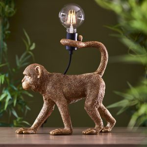 Gallery Direct Capuchin 1 Table Lamp Gold | Shackletons