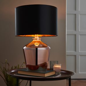 Gallery Direct Waldorf Table Lamp Copper | Shackletons