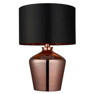 Gallery Direct Waldorf Table Lamp Copper | Shackletons