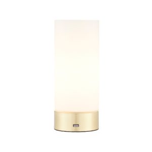 Gallery Direct Dara Table Lamp Brushed Brass | Shackletons