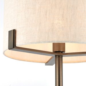 Gallery Direct Hayfield Table Lamp BronzeNatural | Shackletons