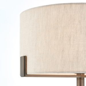 Gallery Direct Hayfield Table Lamp BronzeNatural | Shackletons