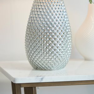 Gallery Direct Livia Table Lamp Silver Mercury | Shackletons