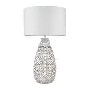 Gallery Direct Livia Table Lamp Silver Mercury | Shackletons