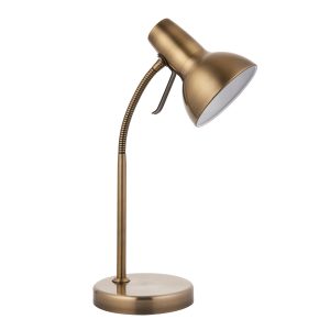 Gallery Direct Amalfi USB Table Lamp Antique Brass | Shackletons